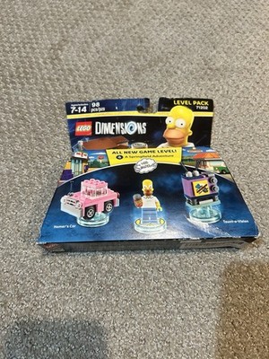 LEGO Dimensions Simpsons Level Pack 71202 Homer Laughlin 2015 Edition, Sealed