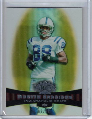 2006 Topps Triple Threads Marvin Harrison Gold #d/99