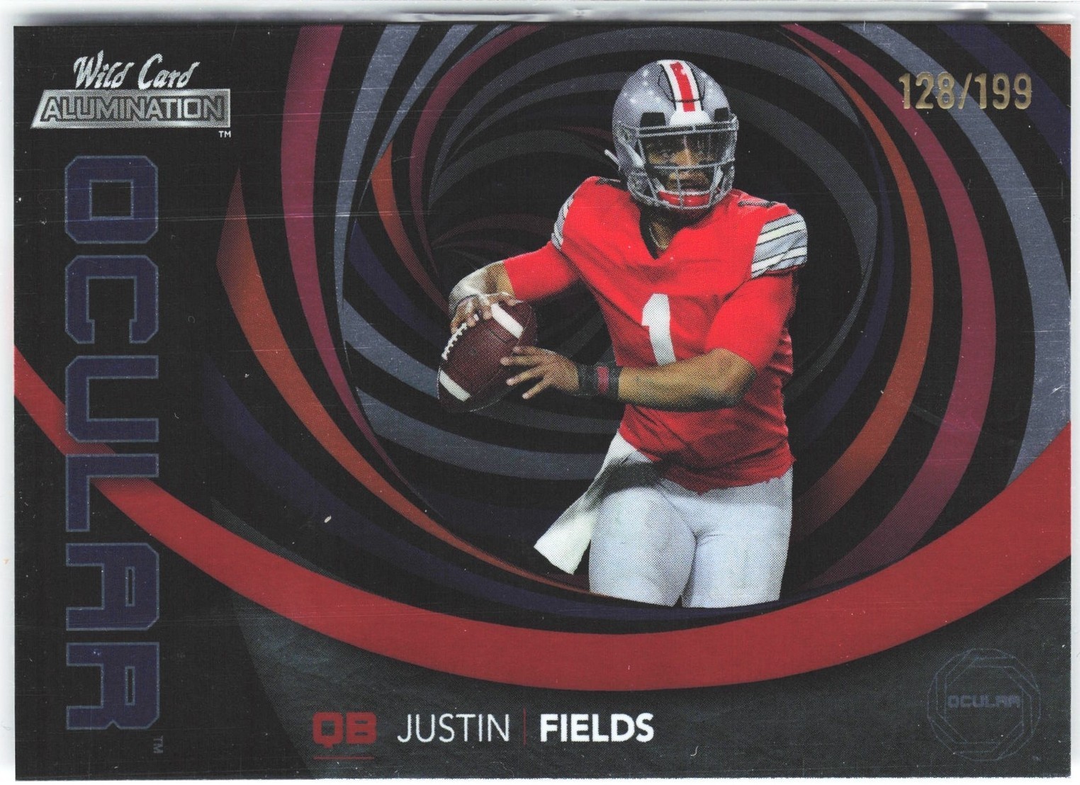 2021 Wild Card Alumination Justin Fields #OC-3 for sale | eBay