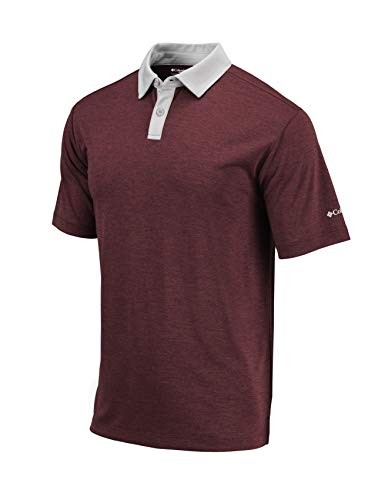МУЖСКОЕ ПОЛО COLUMBIA OMNI- WICK RANGE POLO СРЕДНИЙ ТЕМНО-БОРДОВЫЙ 6190₽