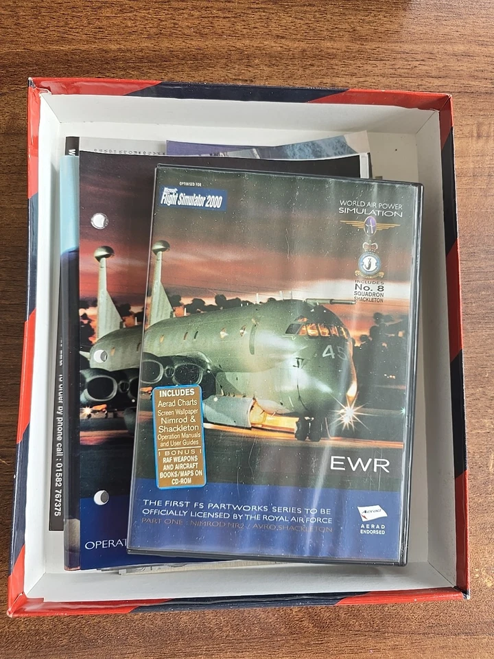 Microsoft Flight Simulator 2000 Nimrod/ Shackleton add on. PC Boxed - Image 2 of 4