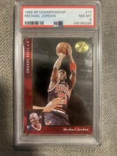 1995-96 SP Championship Michael Jordan #17 Bulls PSA 8