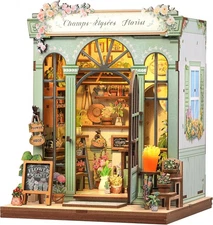 CUTEBEE Book Nook Kit - DIY Miniature House Dollhouse for Adults and... 