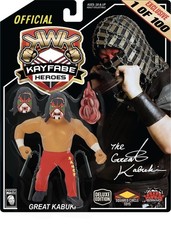 Pre-Order KWK Kayfabe Heroes Black Card Exclusive Great Kabuki -Retro Hasbro WWF