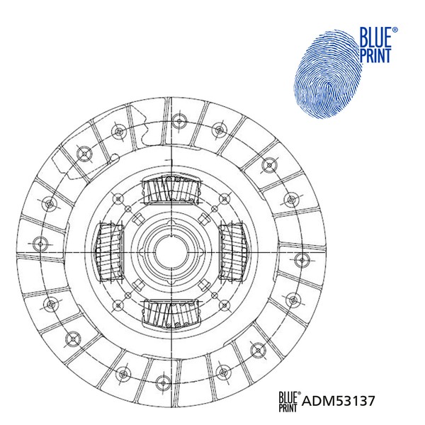 Blue Print Kupplungsscheibe FüR Mazda 6 Station Wagon Gy 2.0 Di-image