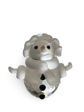 Swarovski Crystal Snowman Figurine Issue #250229 Rare Retired No Box Christmas