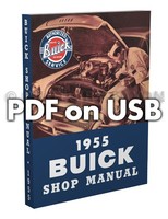 1955 Buick Werkstatthandbuch Service Reparatur Handbuch USB Flash Drive