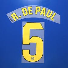 De Paul 25-26 Atlético de Madrid Player Size Nameset Name Number ID Print
