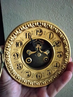 (N131) Antique French S.Marti clock Movement & bezel & Dial