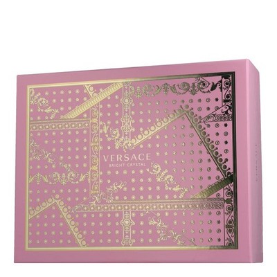 Versace Bright Crystal - 50 ml EdT Set mit 2x Pflege