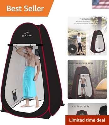 Easy Setup 3.9x3.9x6.9FT Pop Up Changing Tent with Privacy & Storage Pockets