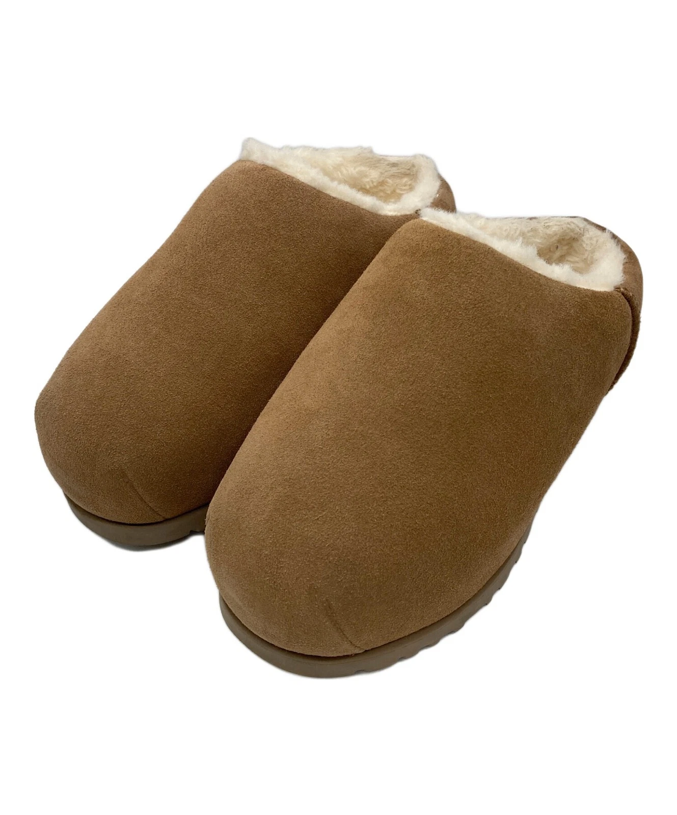 UGG W SCIVOLO POMPATO CASTAGNO Beige Taglia: US8
