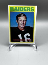 1972 Topps Football #235 George Blanda Raiders! Great Condition!