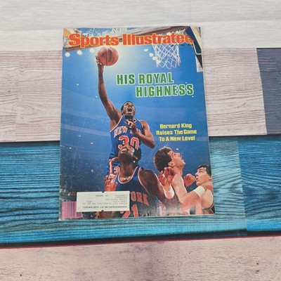 Sports Illustrated Magazine May 1984 His Royal Highness Bernard King NBA New Yor