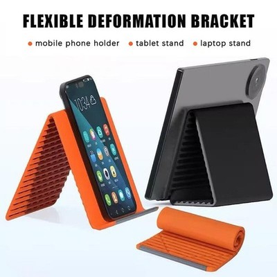 Flexible Foldable Phone Stand Silicone Tablet Holder Adjustable Lazy Bracket