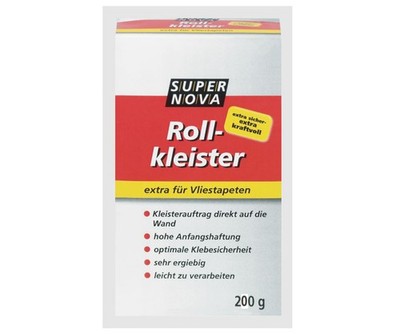 Kleister Rollkleister Zellulosebasis Roll-Kleister Vliestapeten supernova 200g