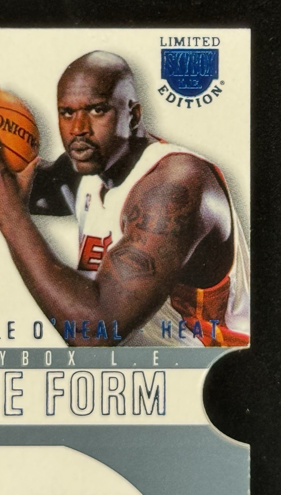 Shaquille O’Neal Dwyane Wade Logoman /10 Game Worn Patch 2004 Skybox Rare Form view 3