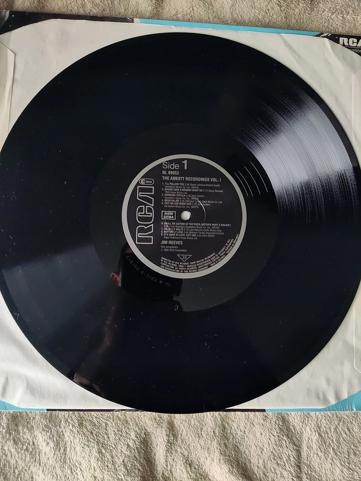 Jim Reeves The Abbott Recordings Vol. 1  Vinyl Import Made in Germany Rare - Imagem 4 de 4