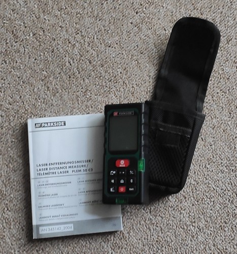 PARKSIDE Laser-Entfernungsmesser »PLEM 50 C2« 50 m Distanzmesser
