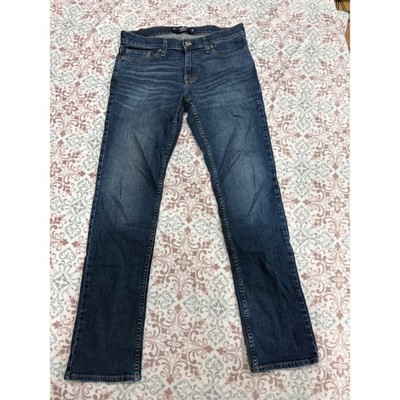 Hollister Epic Flex Slim Straight Jeans Mens 29x32 Dark Wash Blue 331D2290