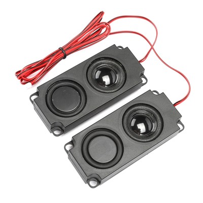 8Ω 5W Heavy Bass Cavity 40mm Magnetic Dual Speaker For TV Monitor Hot