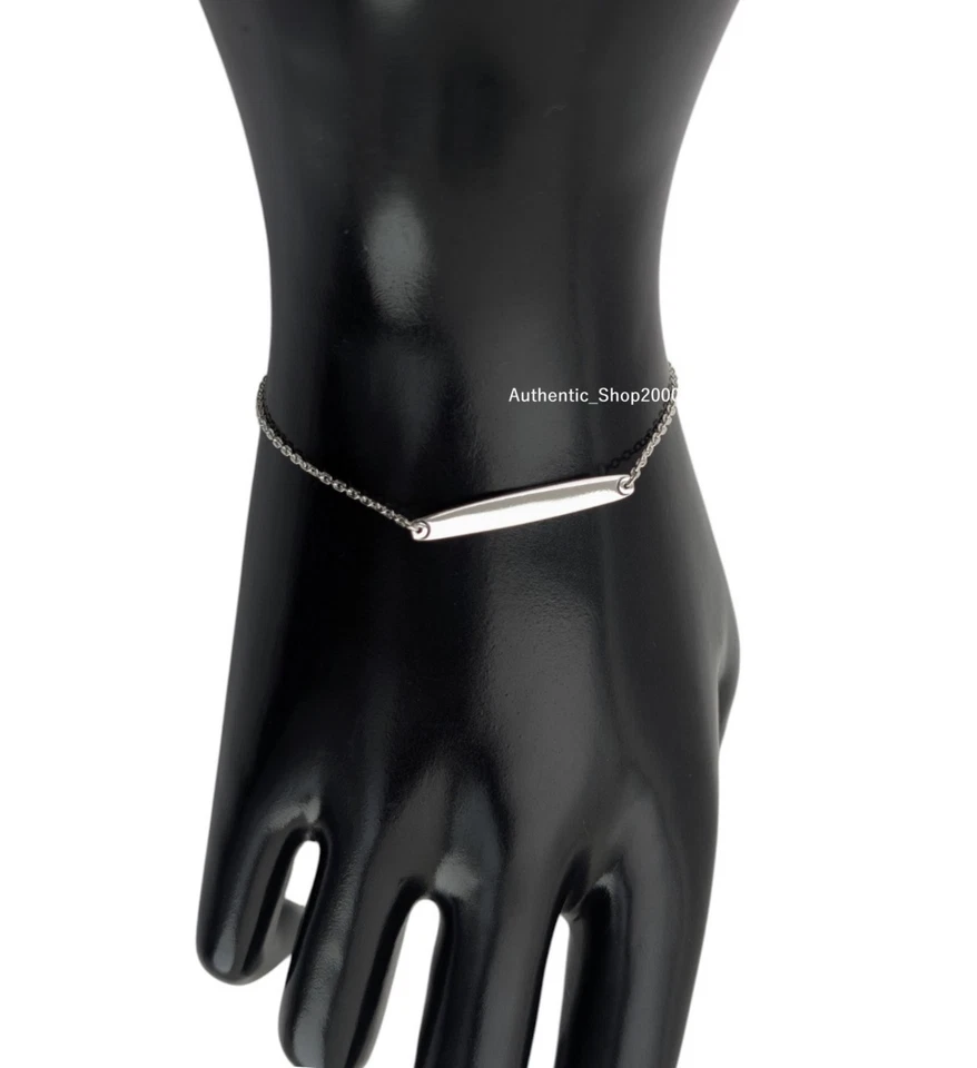 New 100% Authentic PANDORA 925 Minimal Engravable Bar Chain Bracelet 594010C01 - Image 3 of 4