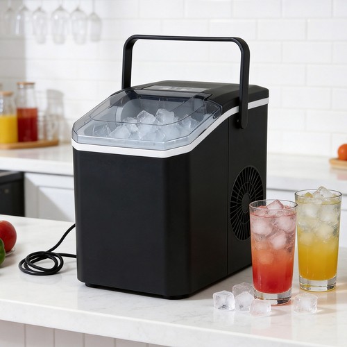 Automatic 1.6L Ice Maker Countertop Machine Ice Cube Maker for Home 14kg in 24H