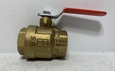 RWV 5044F 1-1/2" Brass Ball Valve Full Port 600 WOG