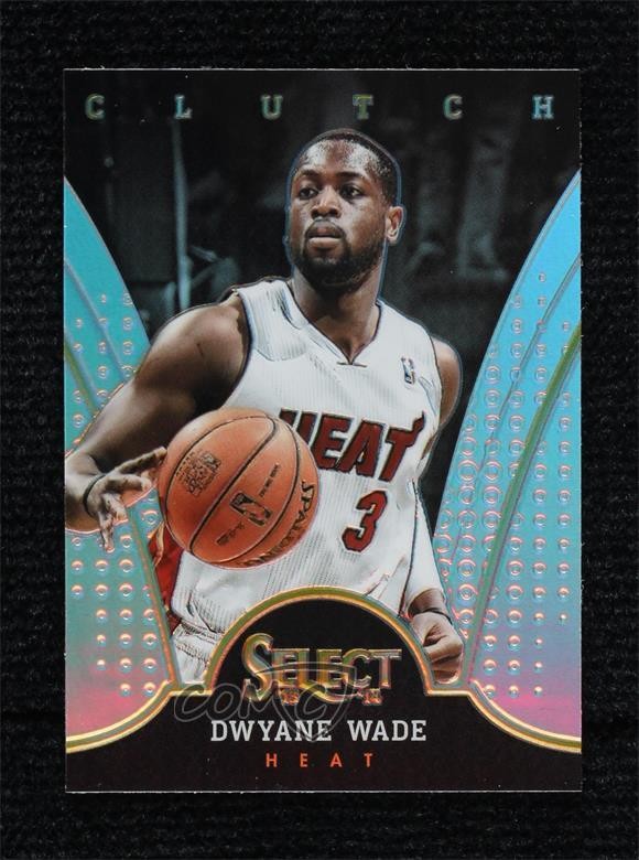 2013-14 Panini Select Clutch Silver Prizm Dwyane Wade #9 HOF s6i