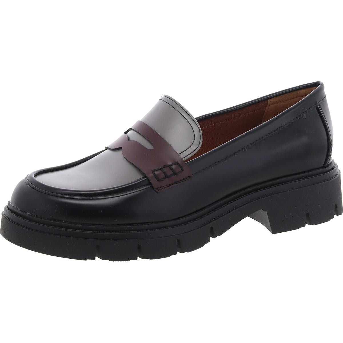 Повседневные мокасины Marc Fisher Womens Cube из искусственной кожи на блочном каблуке BHFO 0205 5890₽