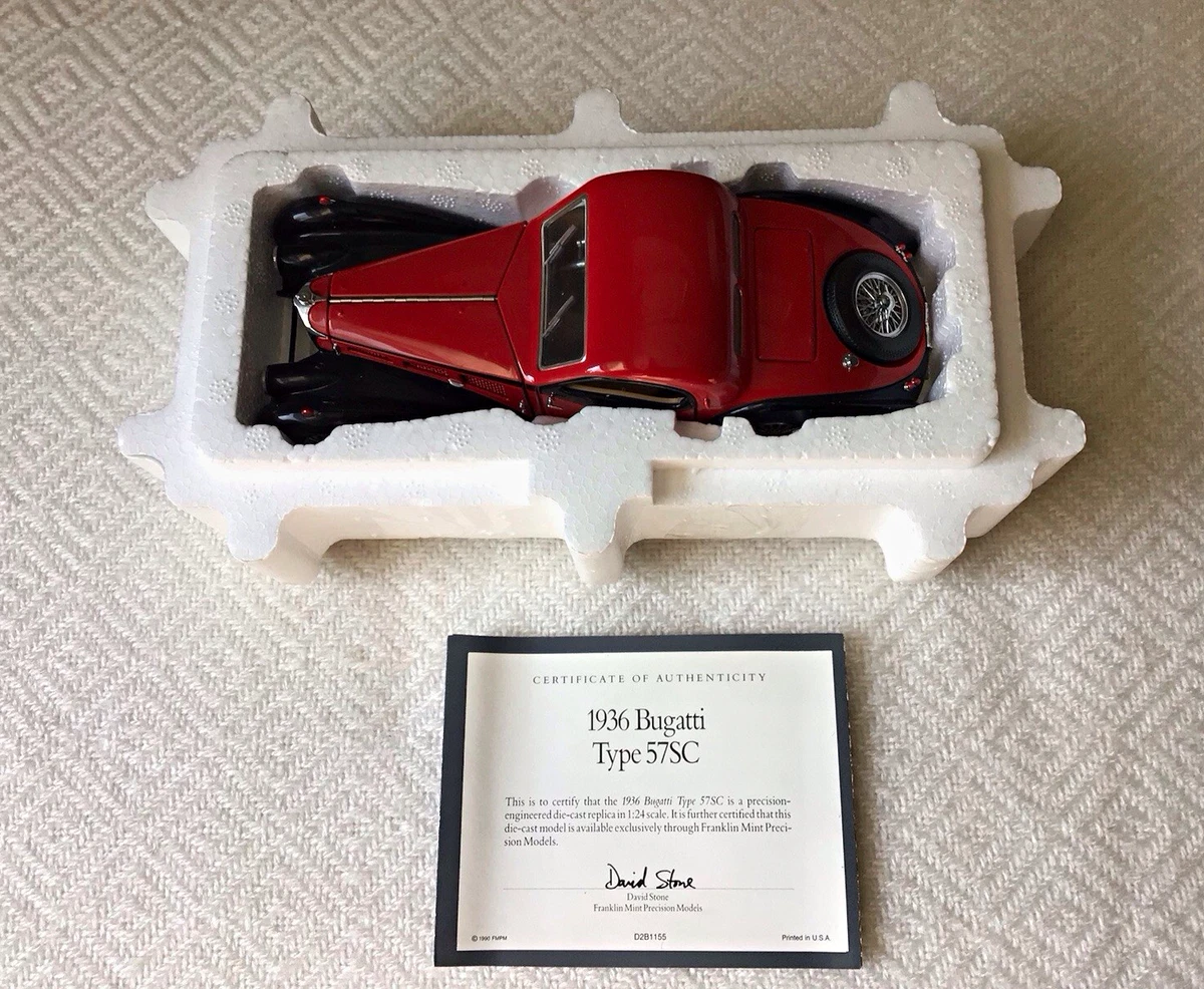 Franklin Mint Bugatti Contemporary Diecast Cars, Trucks & Vans for
