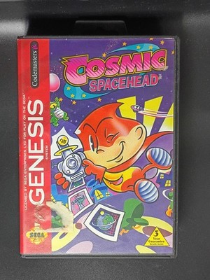 Cosmic Spacehead Sega Genesis 1993 Codemasters NO MANUAL