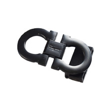 Salvatore Ferragamo Alloy Belt Buckle for 34-35mm leather strap-Dark Silver