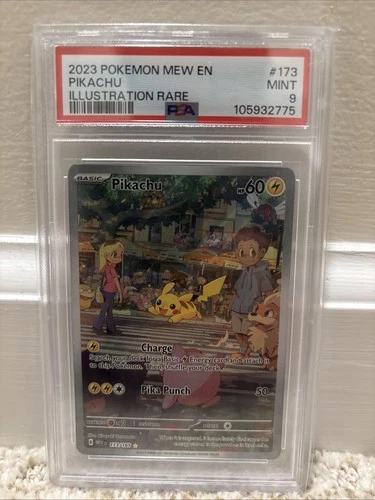 Pikachu 173/165 Sv: Scarlet & Violet 151 Holo PSA 9
