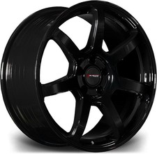 Alloy Wheels 18" Velocity VC5 Black Gloss For Seat Leon [Mk2] 05-11