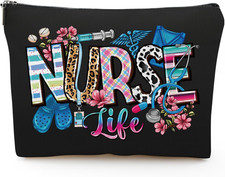 Nurse Appreciation Gifts for Women - Funny Makeup Bag Gifts Ideal for Nurse Prac