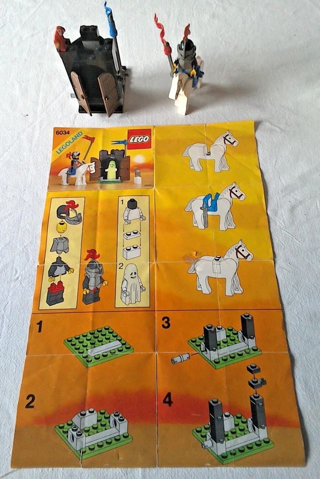 LEGO 12 Ritter zu Pferd/Zubehör/Bauplan - Bild 2 von 4