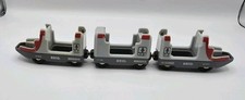 Brio World Railway Shuttle Train Passenger Cars 3 Pieces LO 416  LS 208 Gray