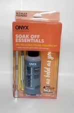 ONYX Professional, Soak Off Essentials, 4 PC Gel & Nail Polish Removal Kit. New