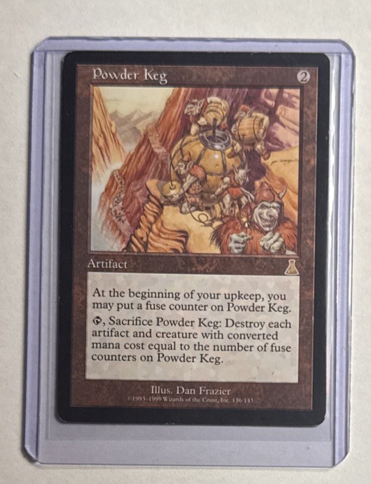 Powder Keg Urza's Destiny Mtg Magic the Gathering LP x1