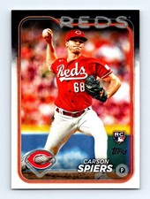 #365 2024 Topps  Carson Spiers RC Cincinnati Reds