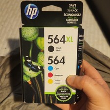 HP Genuine 564XL/564 Combo Ink Cartridges Black Cyan Magenta Yellow Inkjet