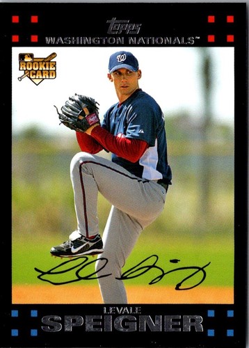 2007 Topps Levale Speigner #629 Washington Nationals Baseball Card