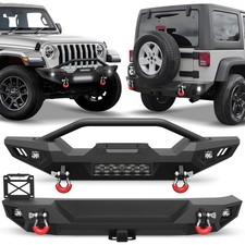 Off-road Steel Front Bumper Or Rear Bumper Fit 2007-2018 Jeep Wrangler Jk Jku