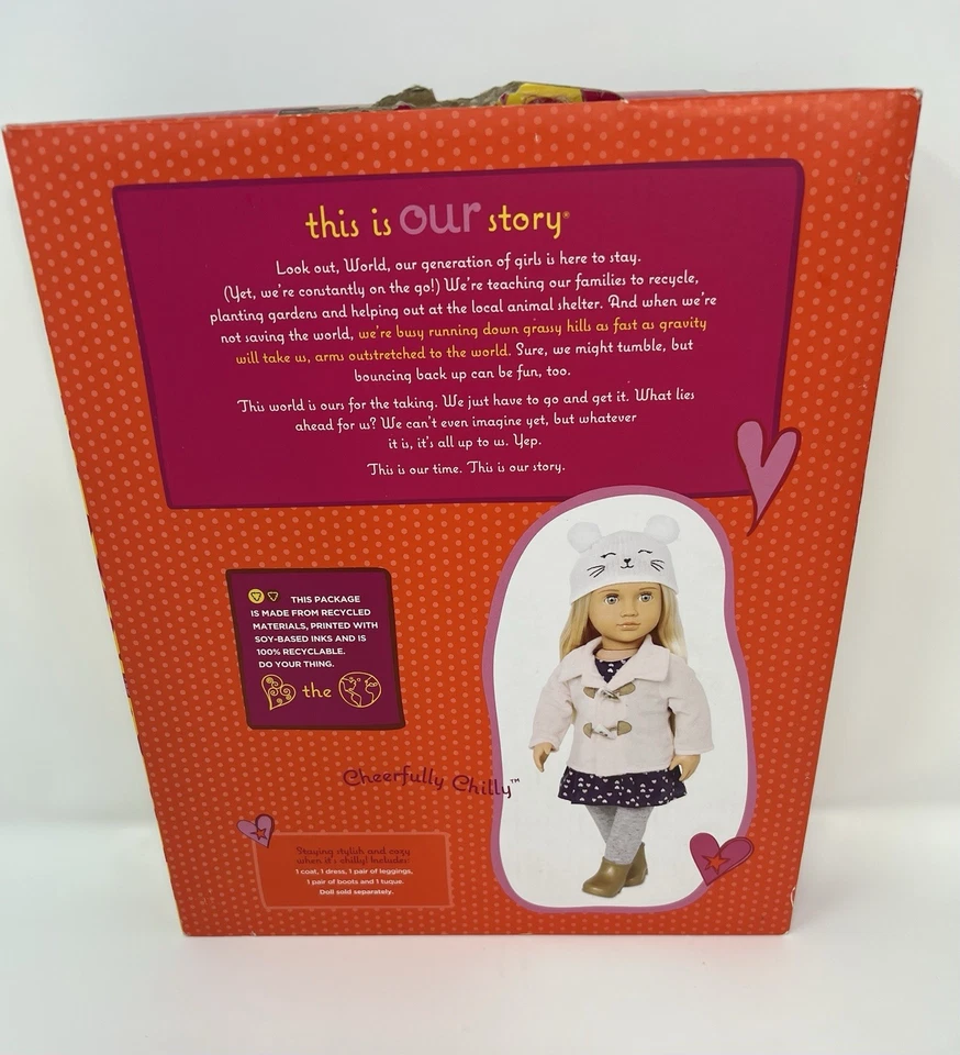 Traje de Moda Nuestra Generación para Muñecas de 18" - Botas Alegremente Frías Sombrero de Vellón Foto 3 de 3