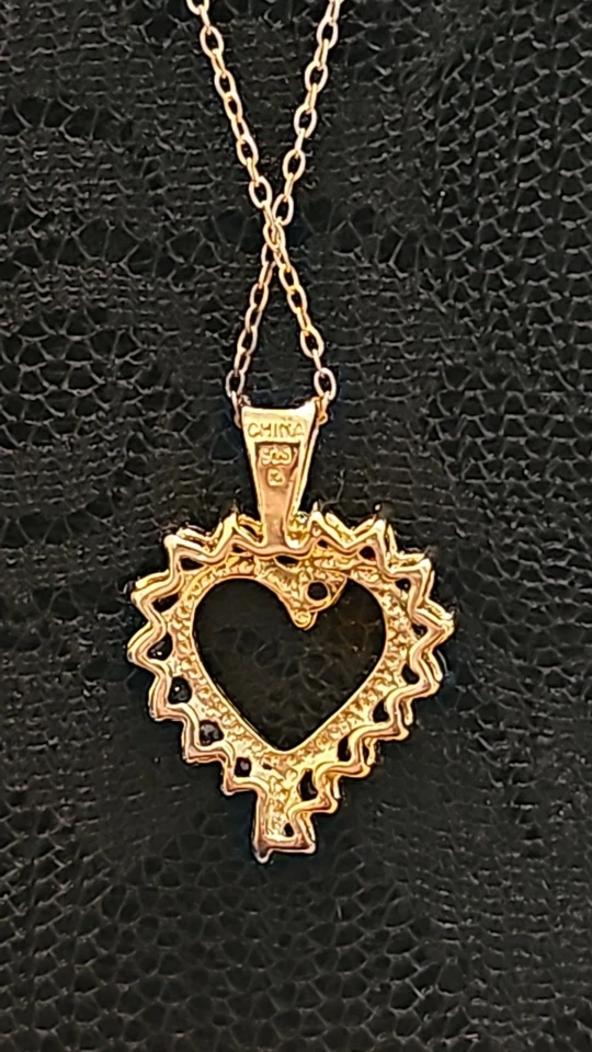 Colgante de colección Ross Simons piedras preciosas oro 18kt sobre plata 18 pulgadas Foto 2 de 4