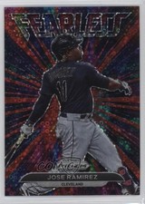 2022 Panini Prizm Fearless Red Donut Circle Prizm 66/99 Jose Ramirez #FL-14 5w0