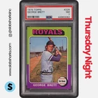 1975 TOPPS #228 GEORGE BRETT RC ROOKIE PSA 7