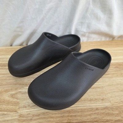 Crocs Dylan Clog Size Mens 9 Womens 11 Black Slip on Mule
