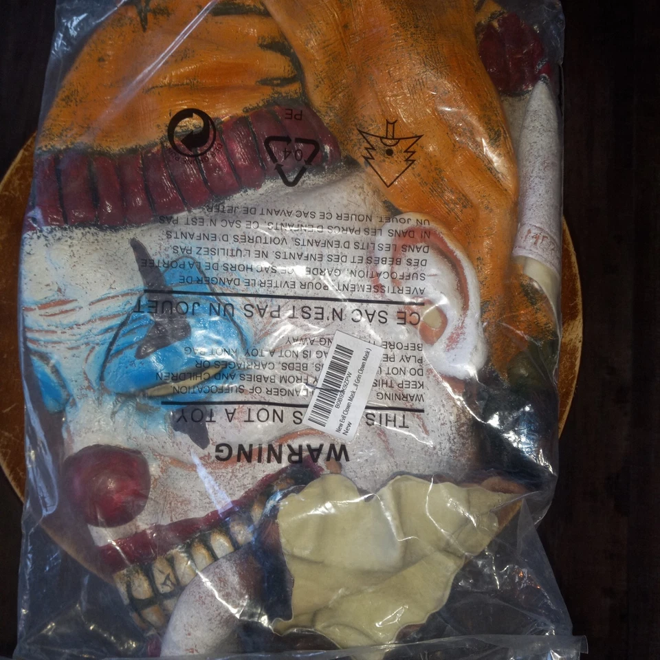 Insano The Clown Scary Latex Mask for Halloween Or Cosplay Adults X Merry Toy - Image 2 of 3